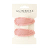 Alimrose  Hair Clip Set Pink White Spot