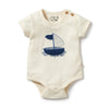 Wilson and Frenchy Nautical Organic Bodysuit