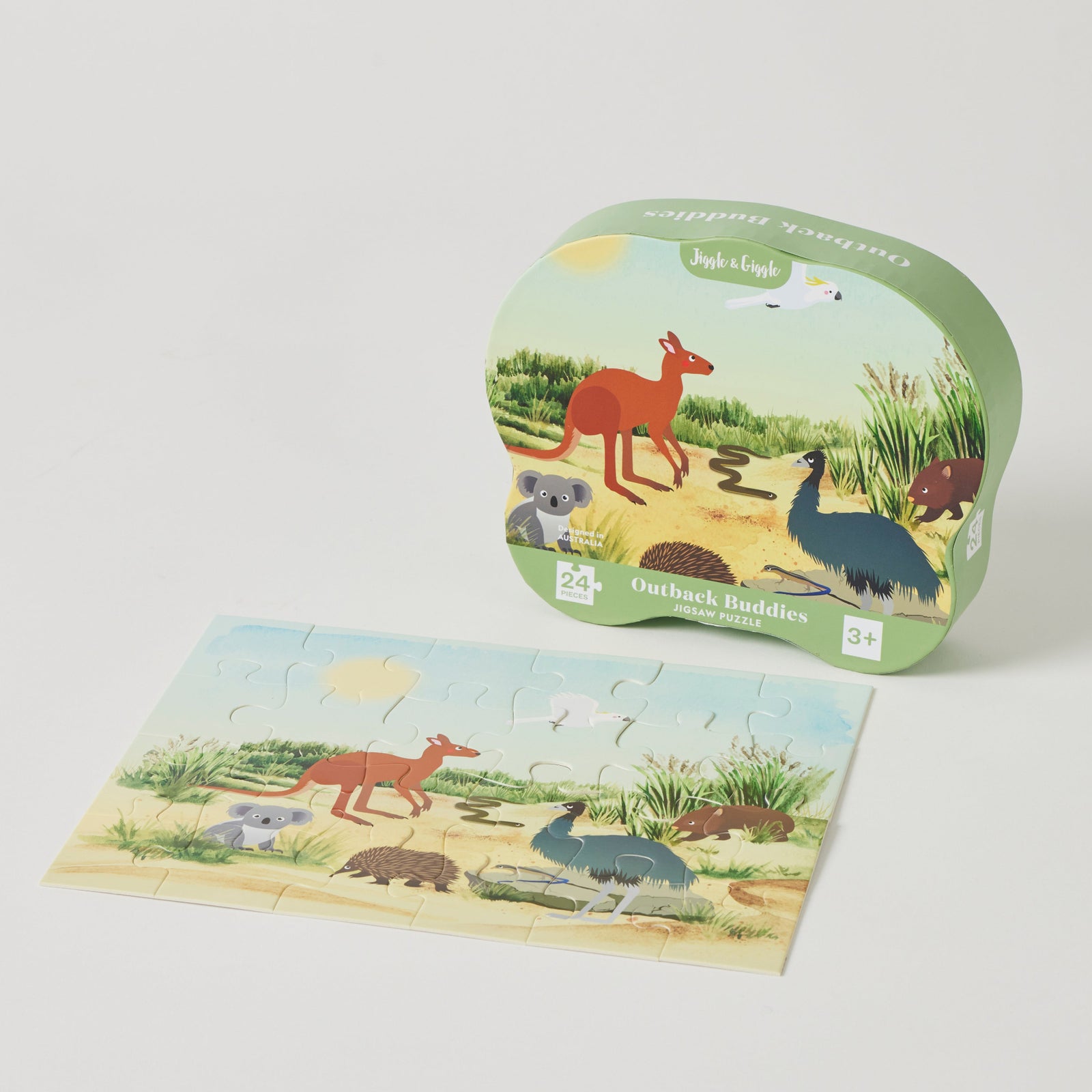 Jiggle & Giggle Outback Buddies Jigsaw Puzzle - 24 pieces