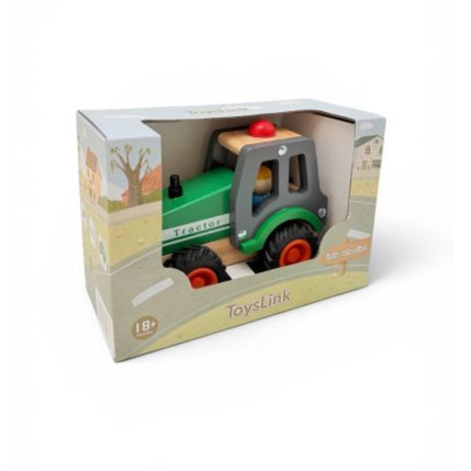 Wooden Toy Tractor