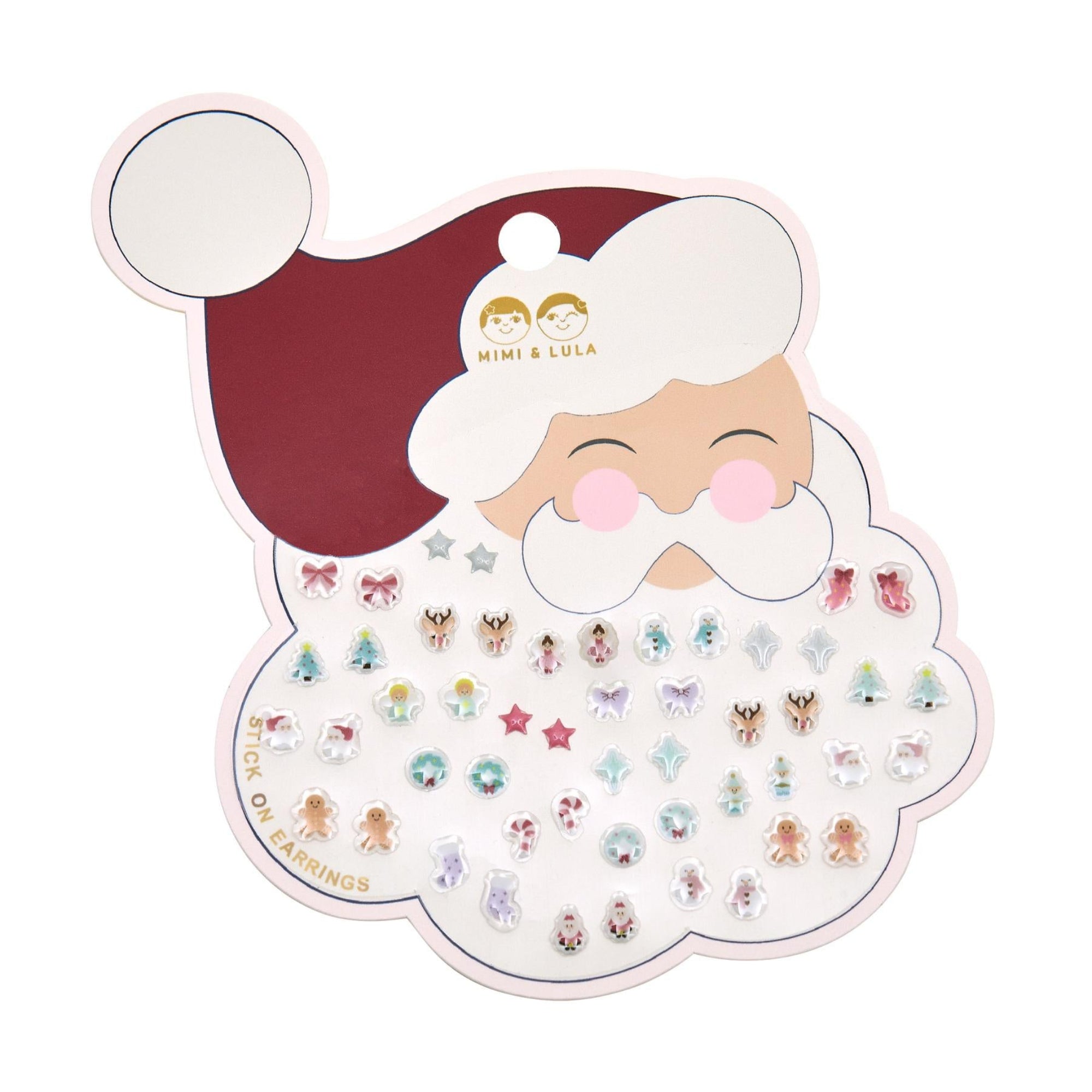 Santa Stick-on Earrings