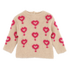 Fox &amp; Finch Girls Hearts Jumper