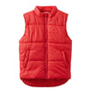 Milky Red Crush Puffer Vest