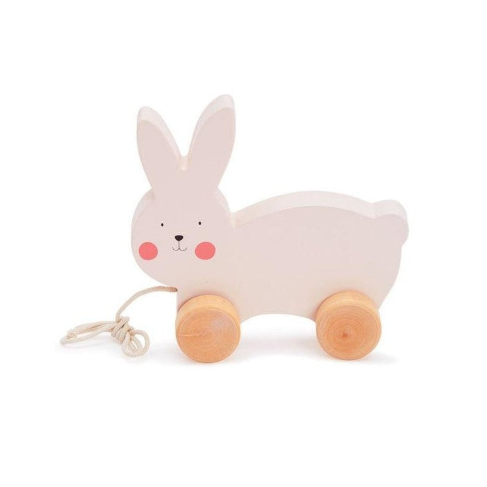 Skip Hop Bubble Wooden Rabbit Pull Along Toy
