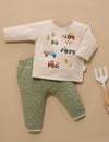 Purebaby Farm Work Thick L/S Tee