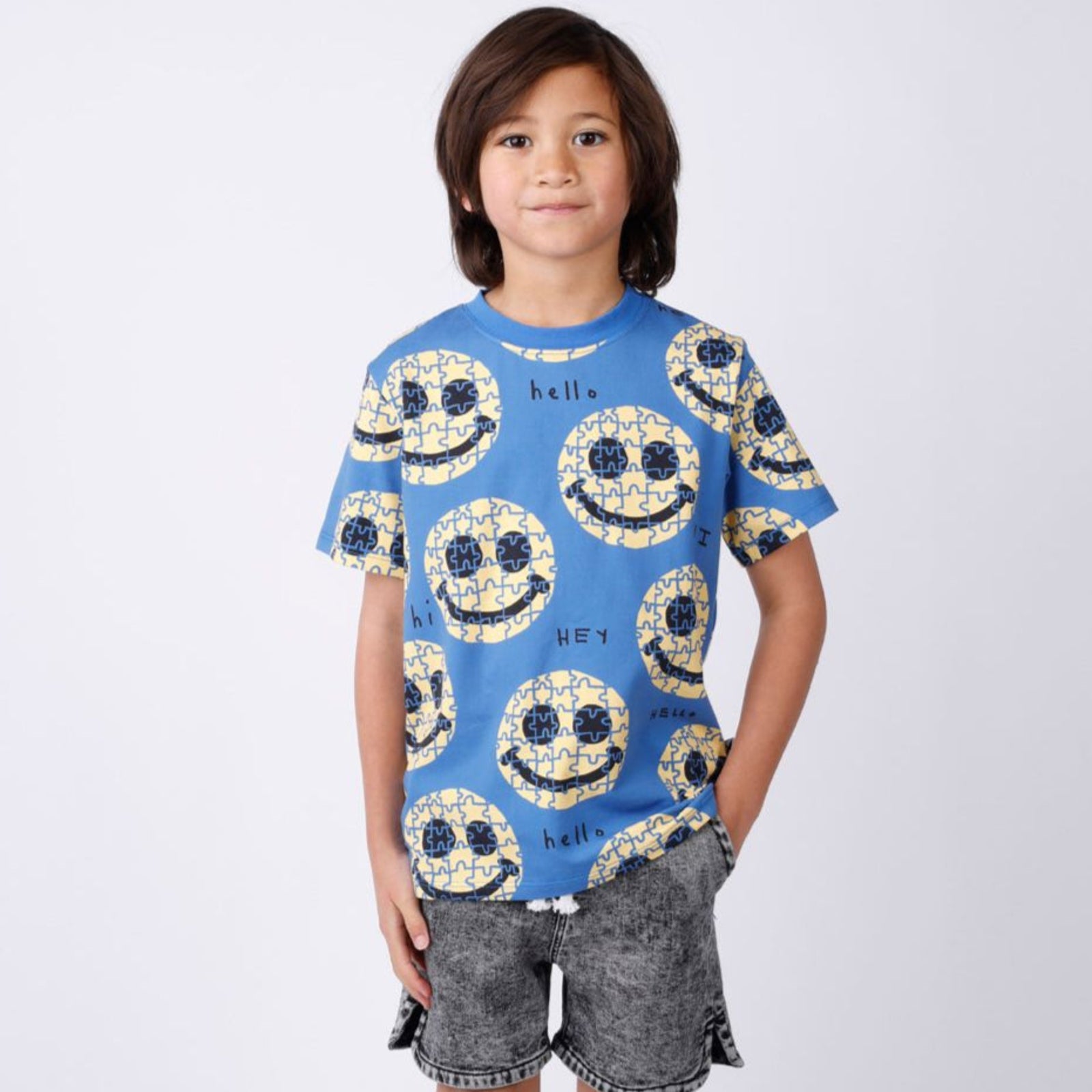 Minti Puzzle Face Tee