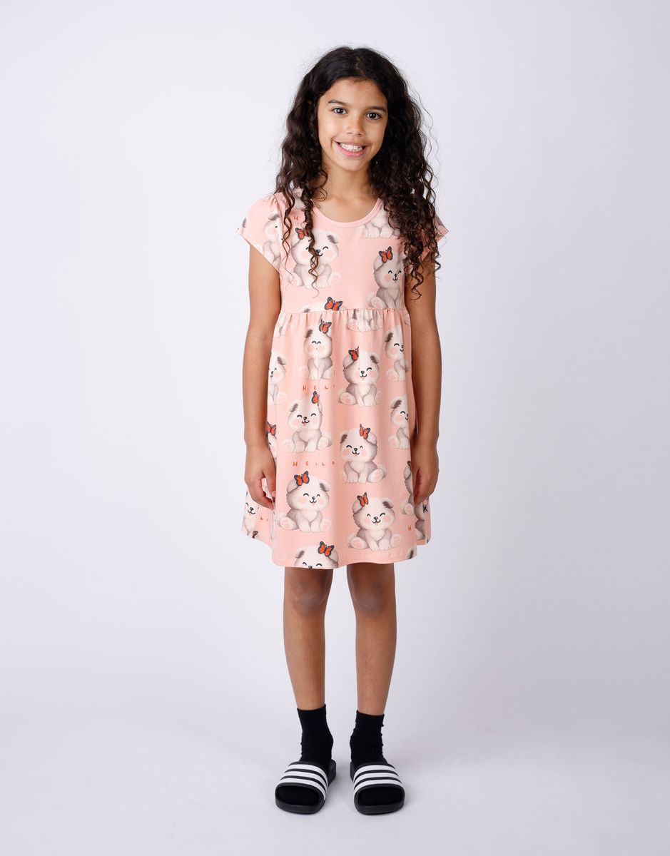 PRE-ORDER Minti Happy Puppy Dress