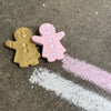 She Should Run Gingerbread Women Handmade Sidewalk Chalk