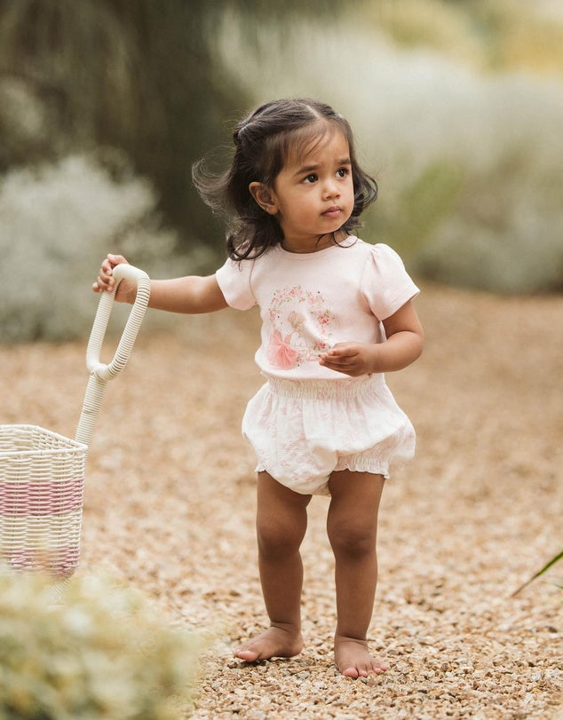 Pale Blossom Chelsea Organic Ballerina Tee