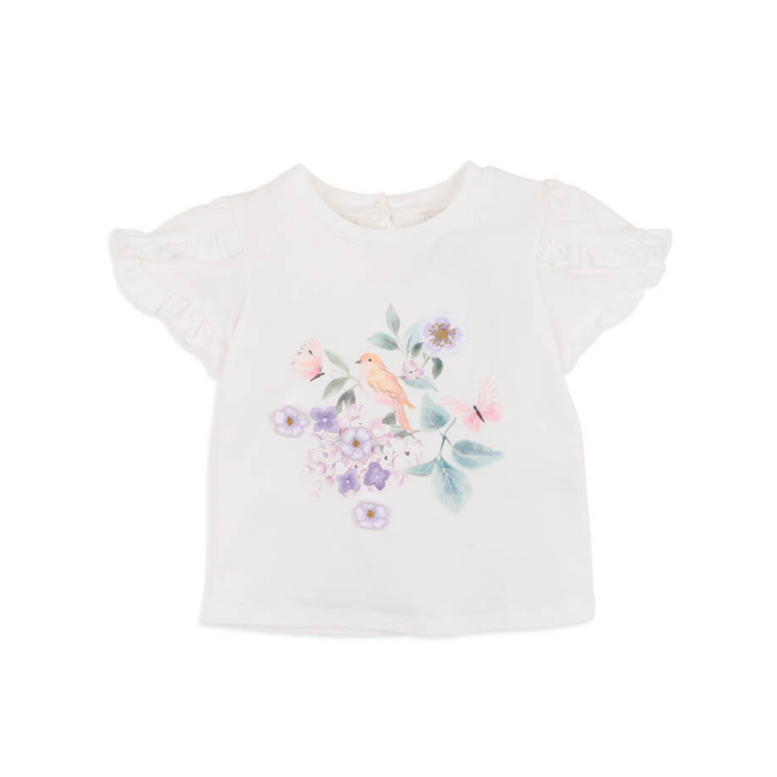 Bebe Madelyn Bird Tee - Cloud