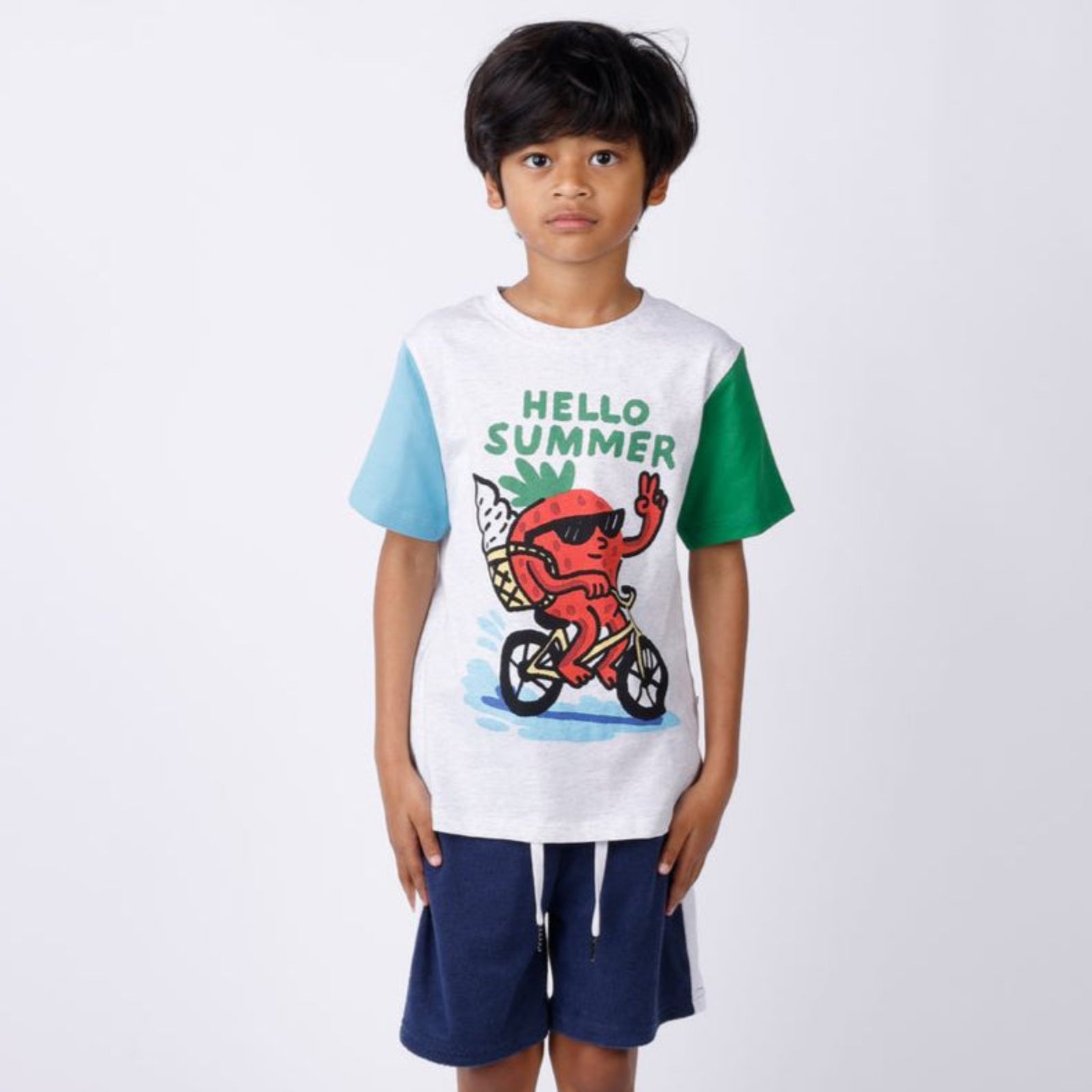Minti Biking Strawberry Tee