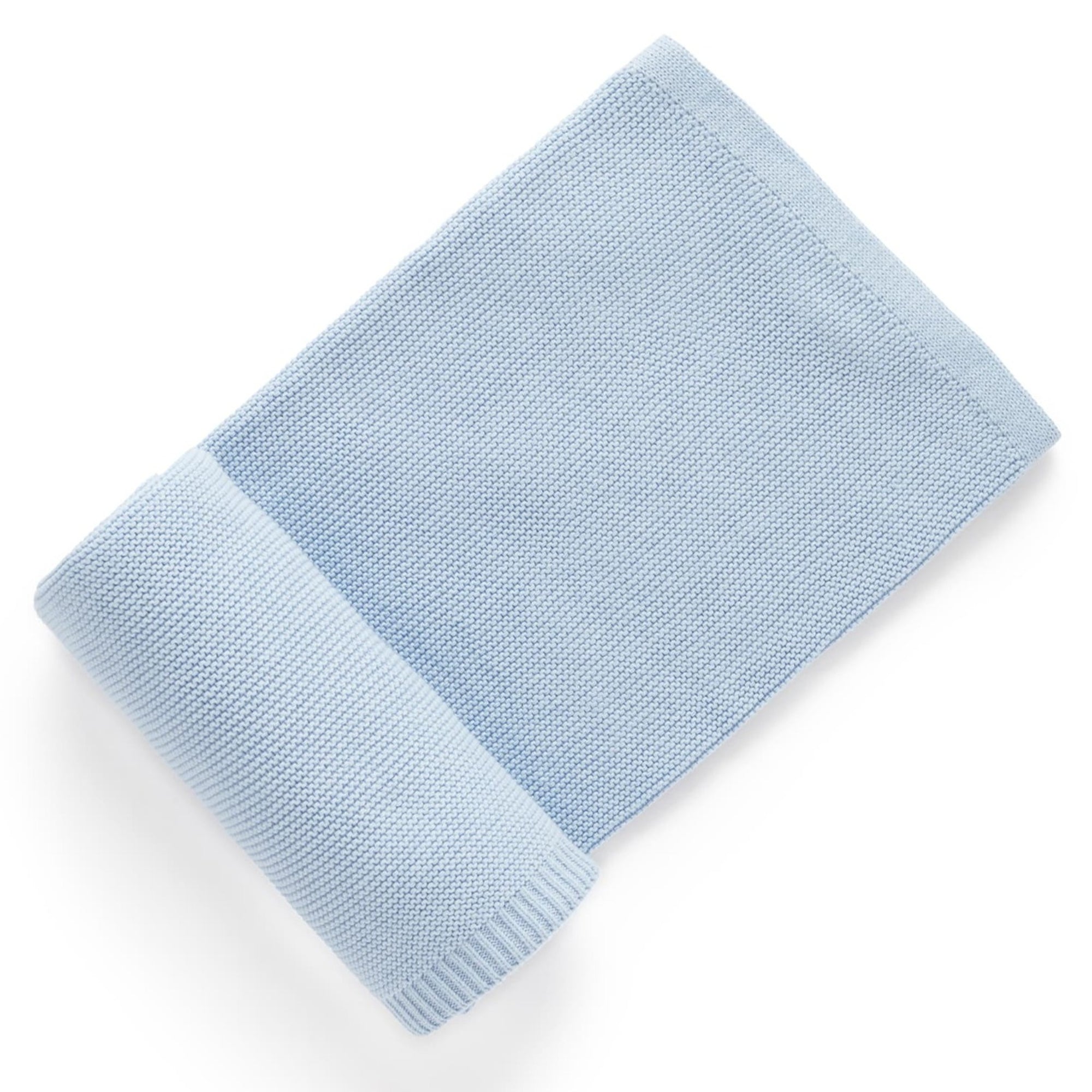 Purebaby Textured Blanket - Blue