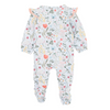 Fox &amp; Finch Botanica Ls Zip Onesie - Botanica Print