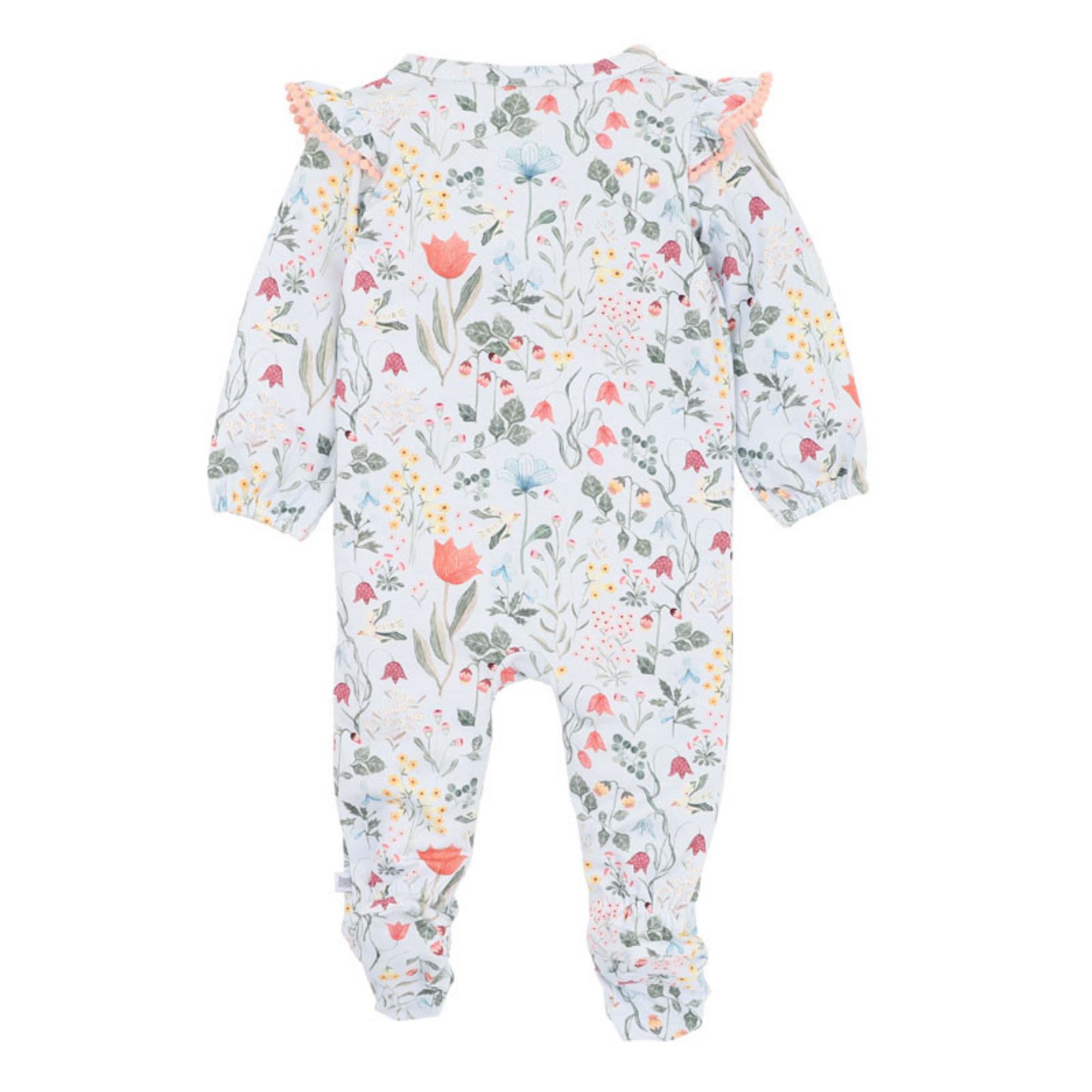 Fox & Finch Botanica Ls Zip Onesie - Botanica Print