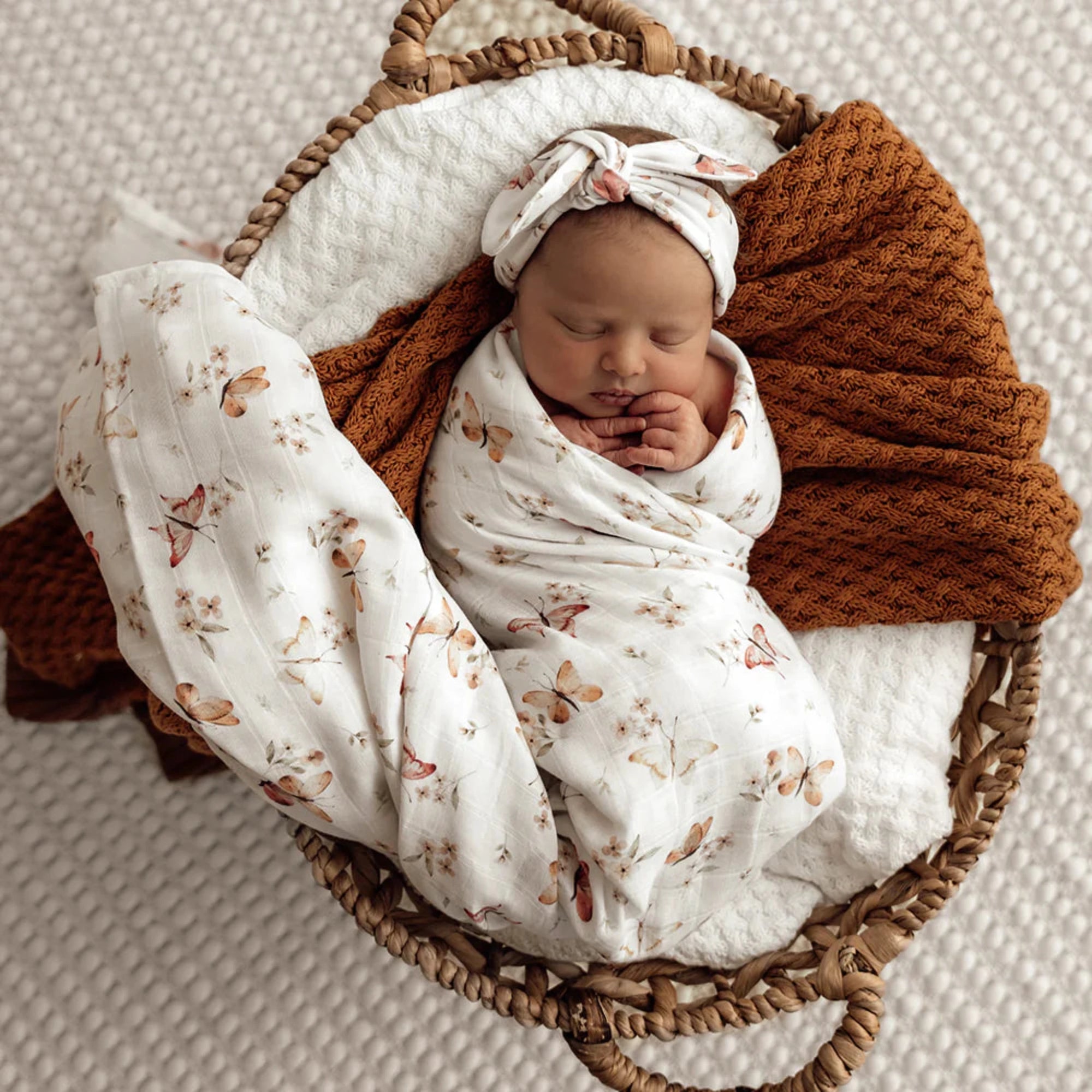 Butterfly - Snuggle Hunny Organic Muslin Wrap