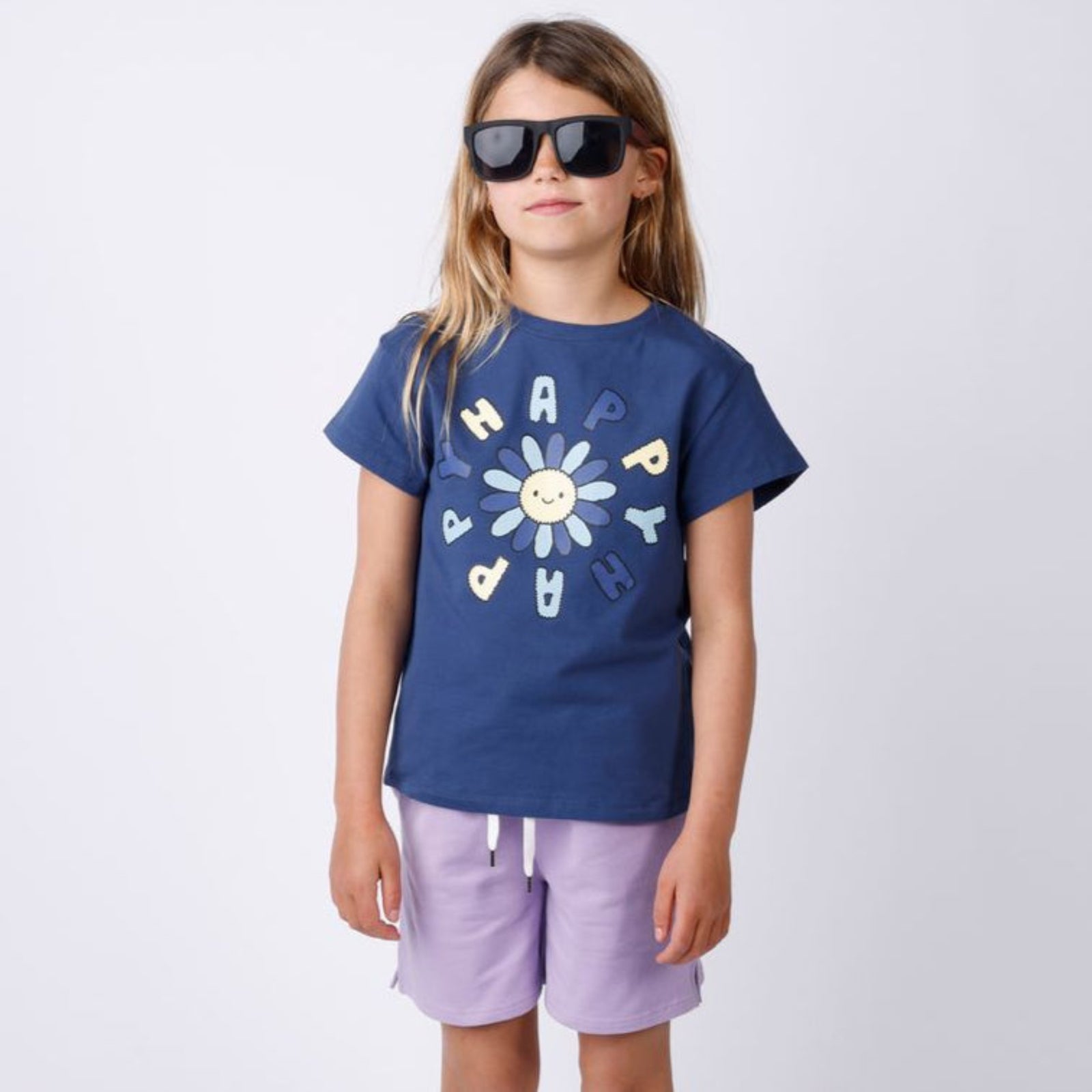 Minti Happy Happy Tee - Midnight