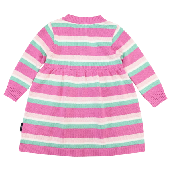 Korango A-line Knit Dress - Green