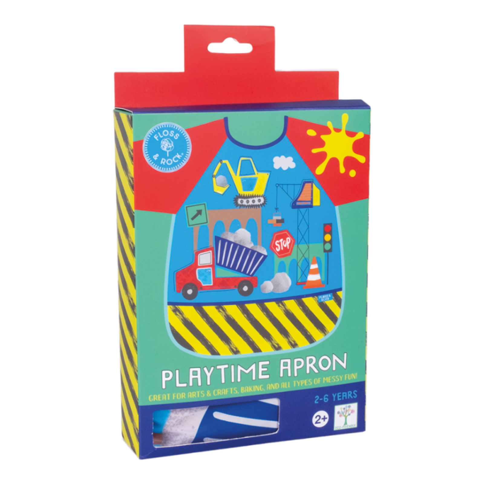 Floss & Rock Playtime Apron – Construction