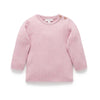 Purebaby Fine Rib Jumper - Primrose Melange