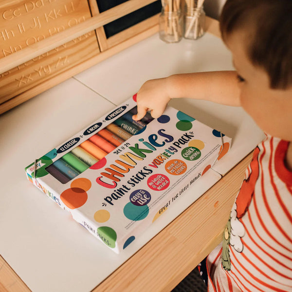 Chunky Paint Sticks Set 24 Canterbury Kids