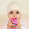 Cream Knot Knitted Hat