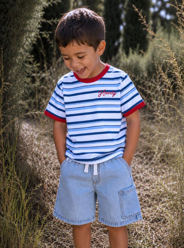 Milky Ranch Stripe Tee