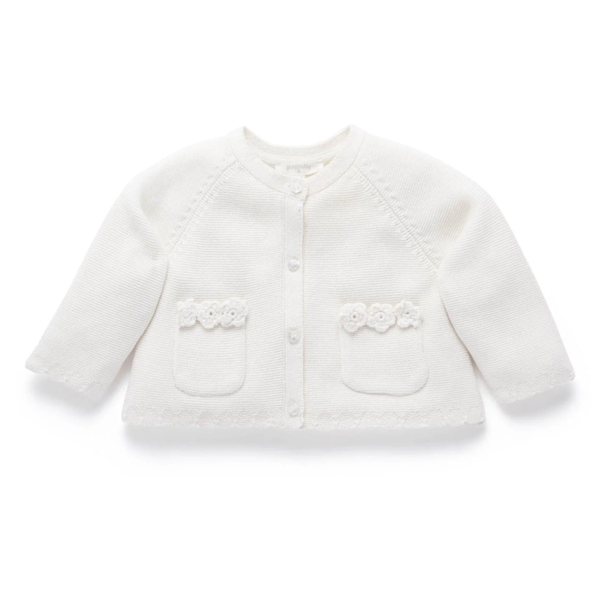 Crochet Flower Cardigan
