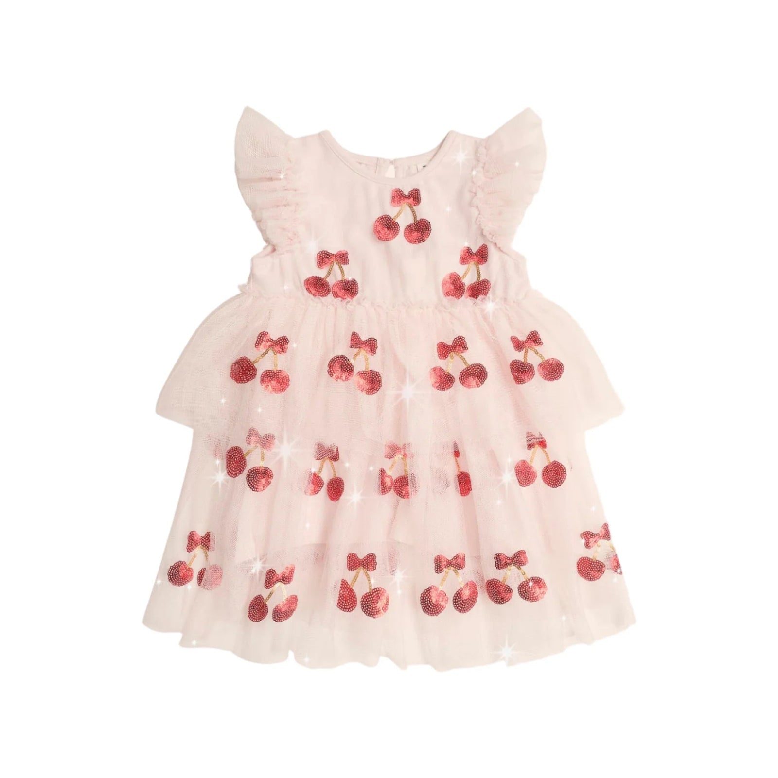 Huxbaby - Sequin Cherry Pie Tulle Dress