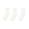 Purebaby Pack of 3 Socks - White