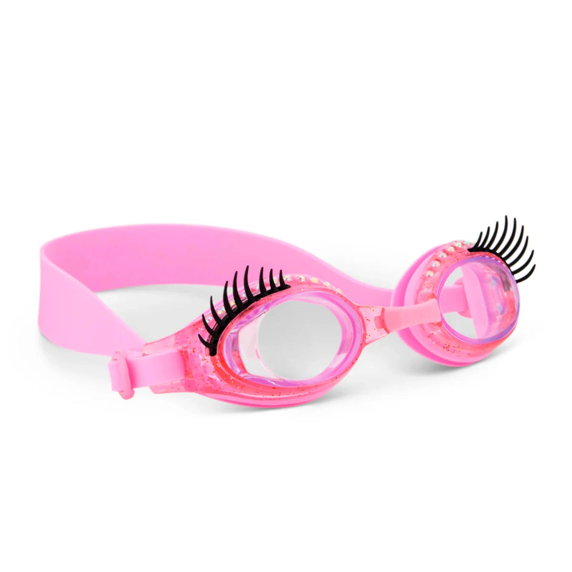 Splash Lash Powder Puff Pink Swim Goggles - Bling2o