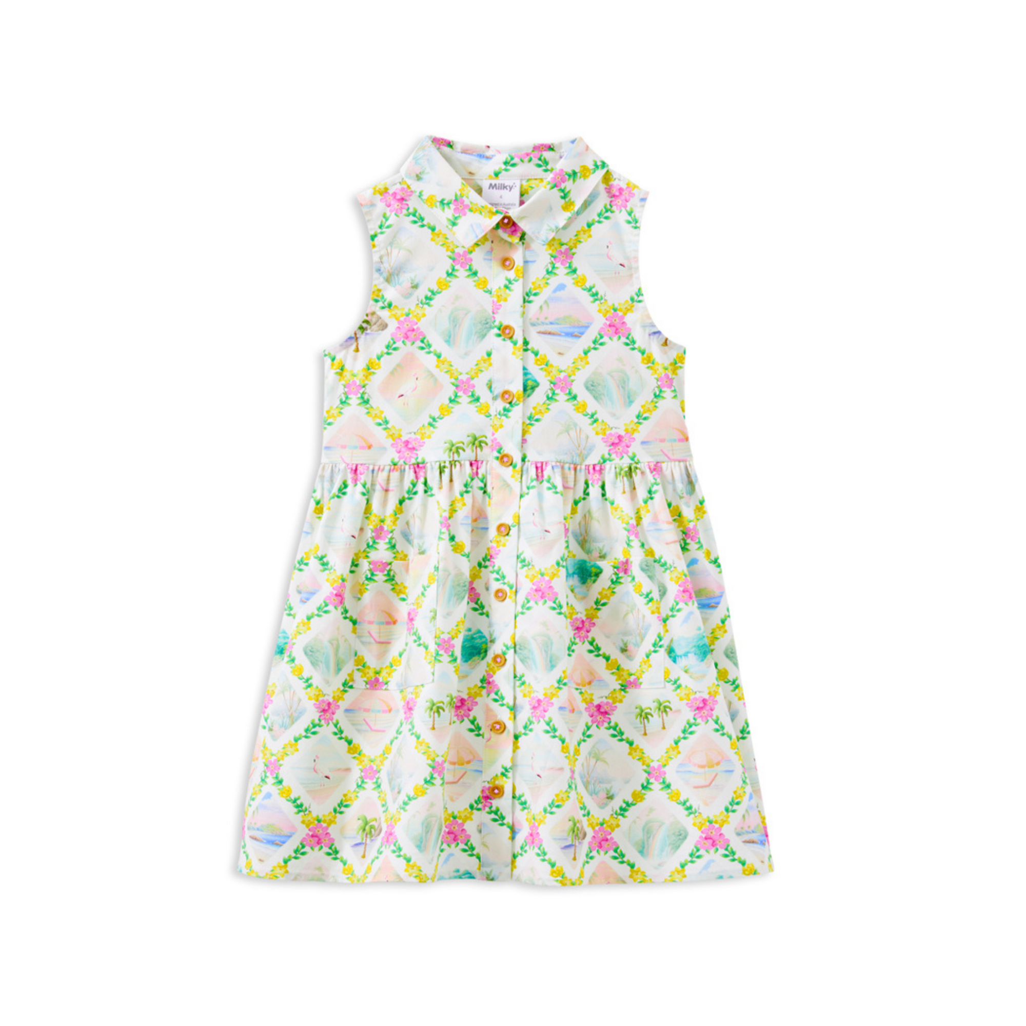 Milky Aloha Dress