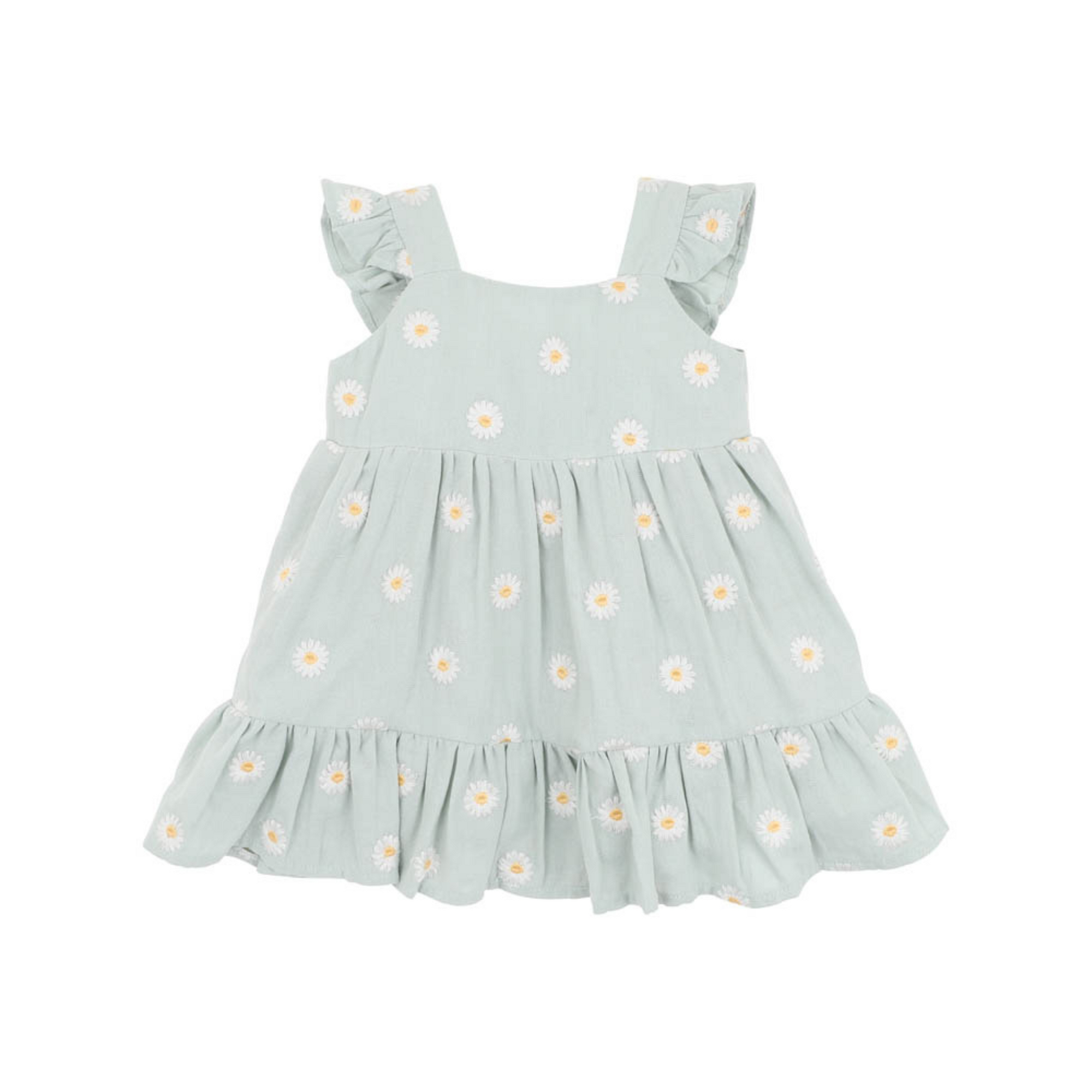 Bebe Tess Emb. Daisy Dress - Pale Mint