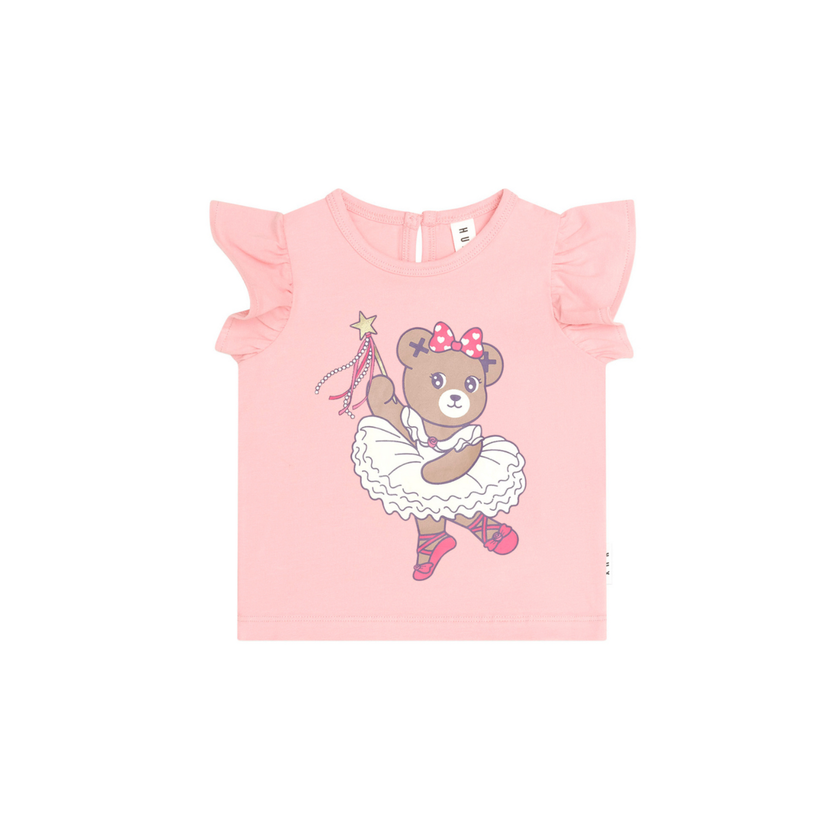 Huxbaby Ballerina Huxette Frill Tee - Vintage Pink