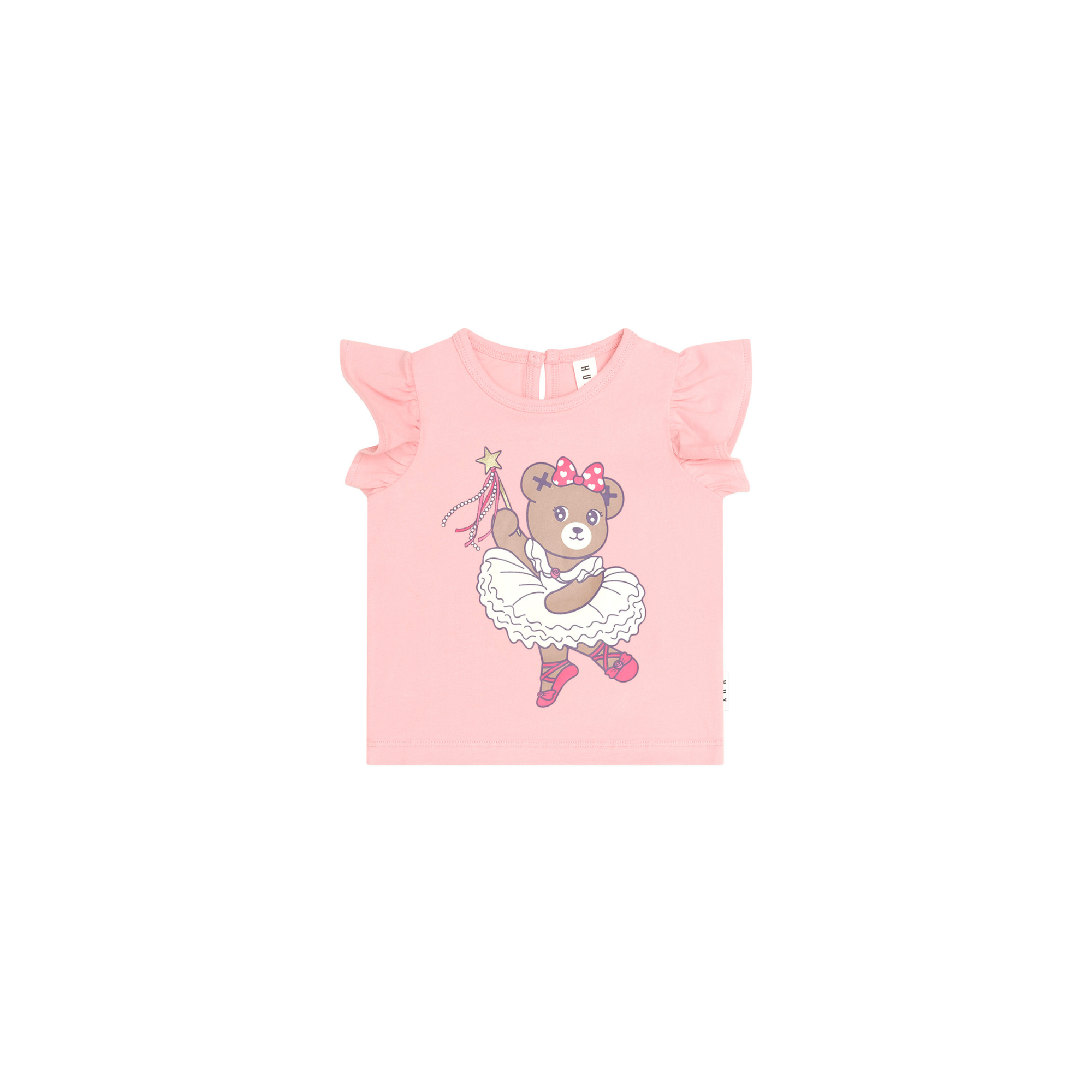 Huxbaby Ballerina Huxette Frill Tee - Vintage Pink