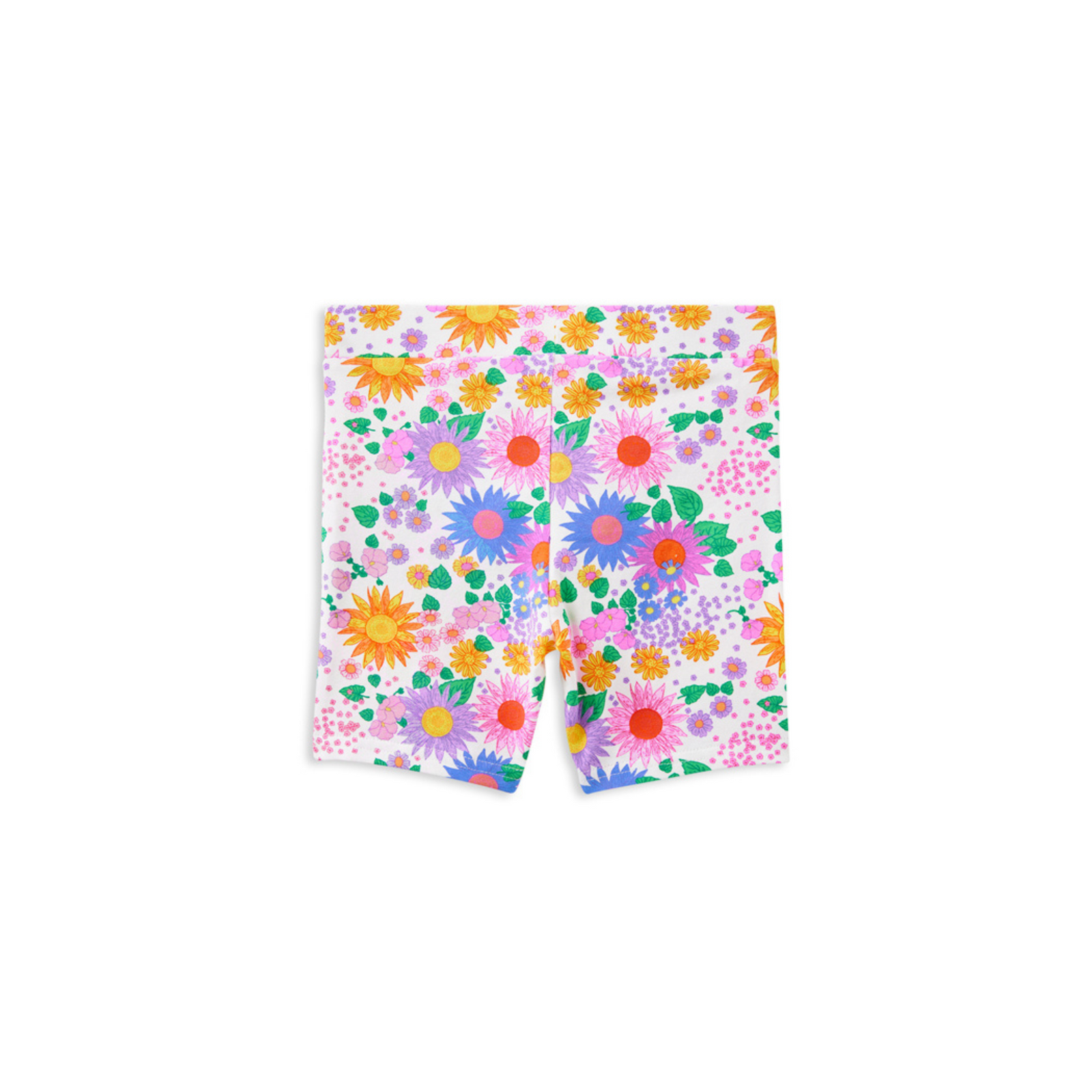 Milky Sunshine Floral Bike Short