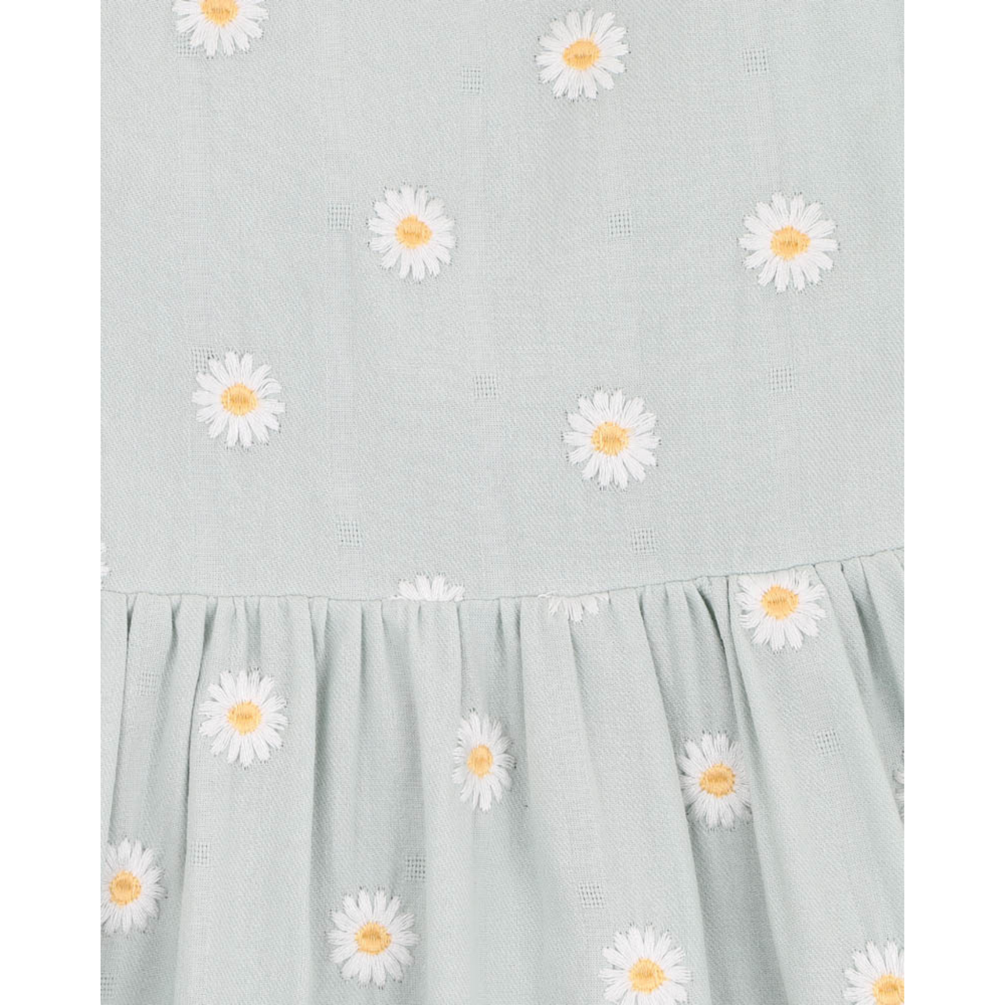 Bebe Tess Emb. Daisy Dress - Pale Mint