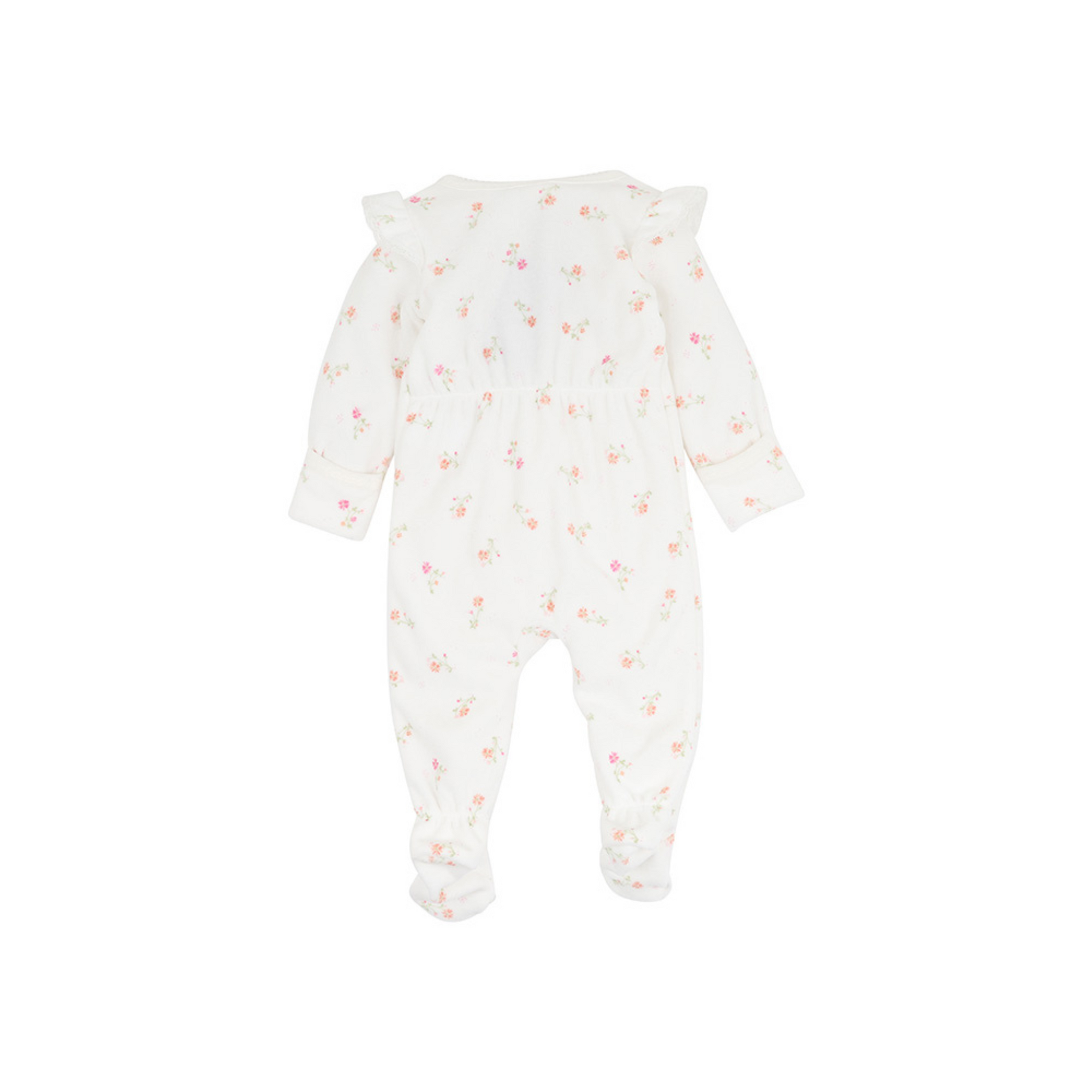 Bebe Molly Ditsy Velour Onesie