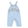 Fox &amp; Finch Botanica Embroidered Overalls - Washed Denim