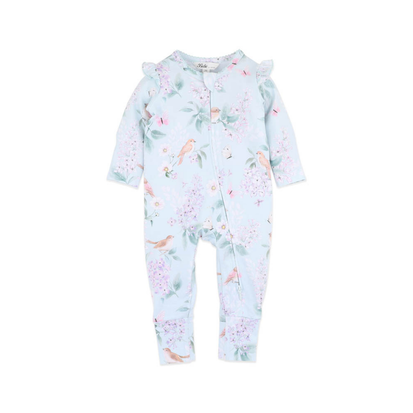 Bebe Madelyn Ls Zipsuit - Madelyn Print