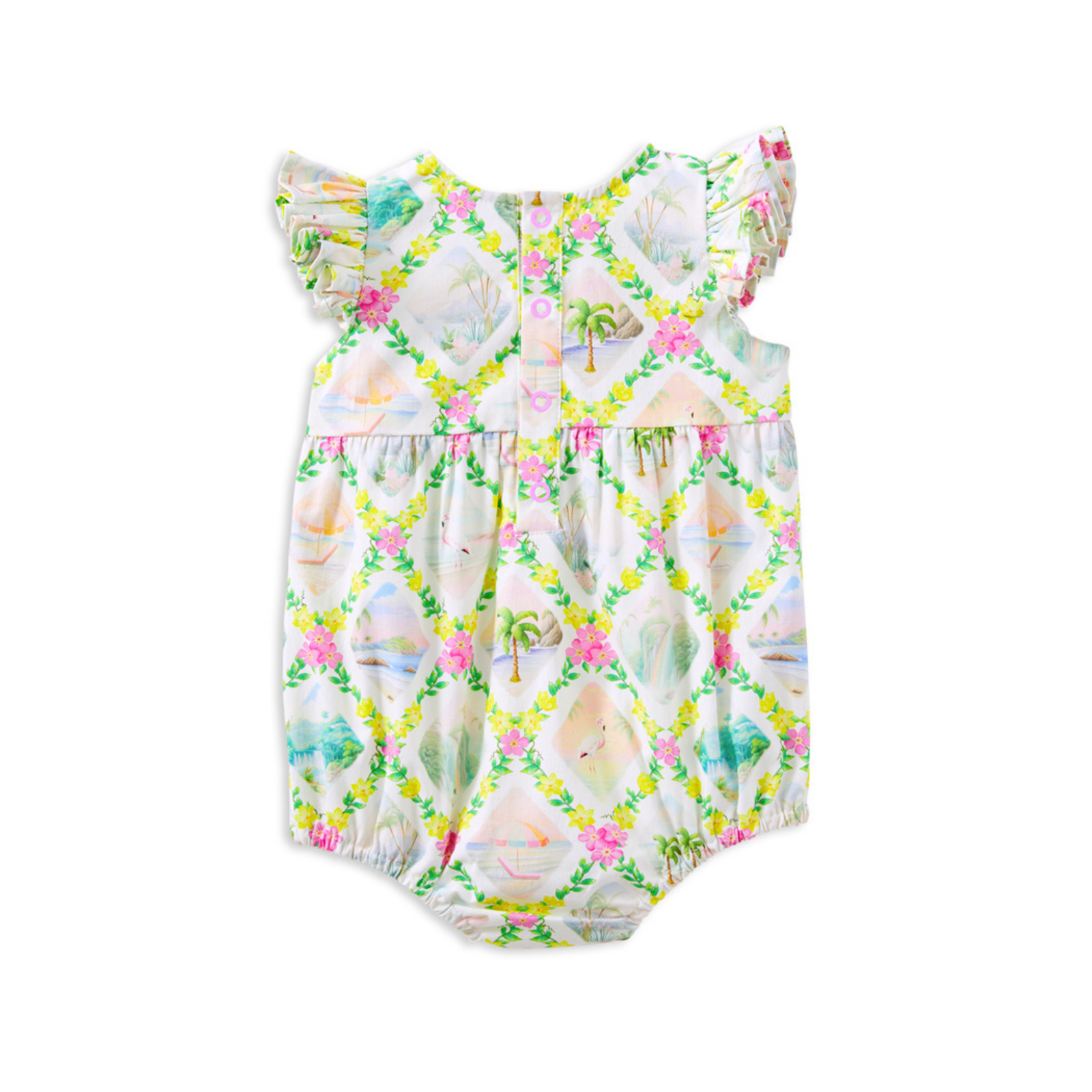 Milky Aloha Playsuit