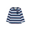 Milky Midnight Stripe Pocket Tee