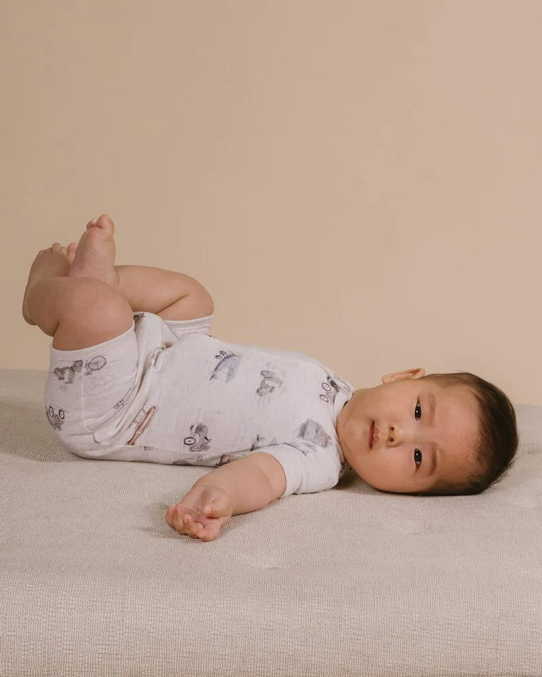 Bebe Finley Print Short Sleeved Romper