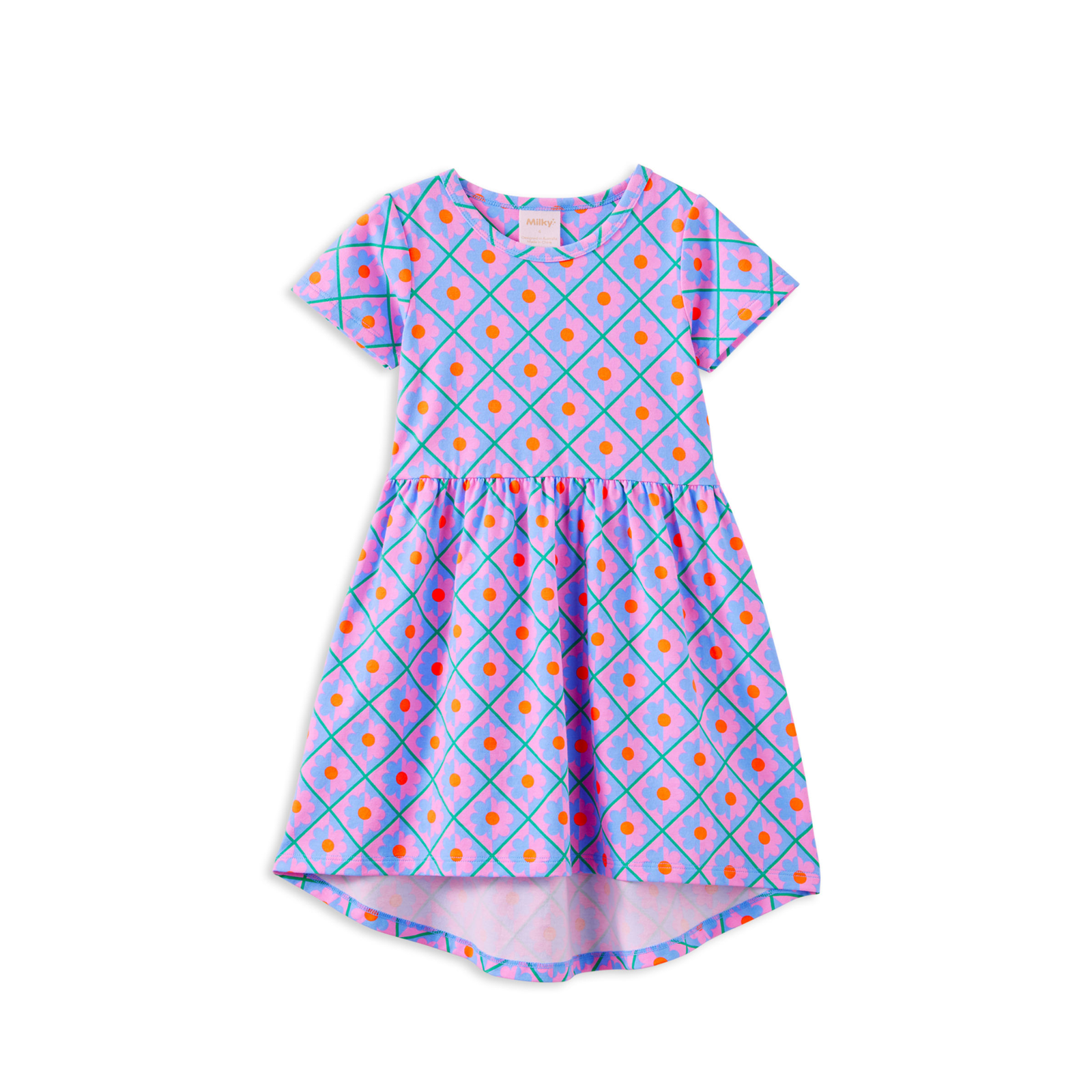 Milky Retro Pop Dress