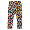 Korango Flower Print Cotton Legging - Navy