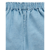 Purebaby Scalloped Denim Shorts - Faded Denim