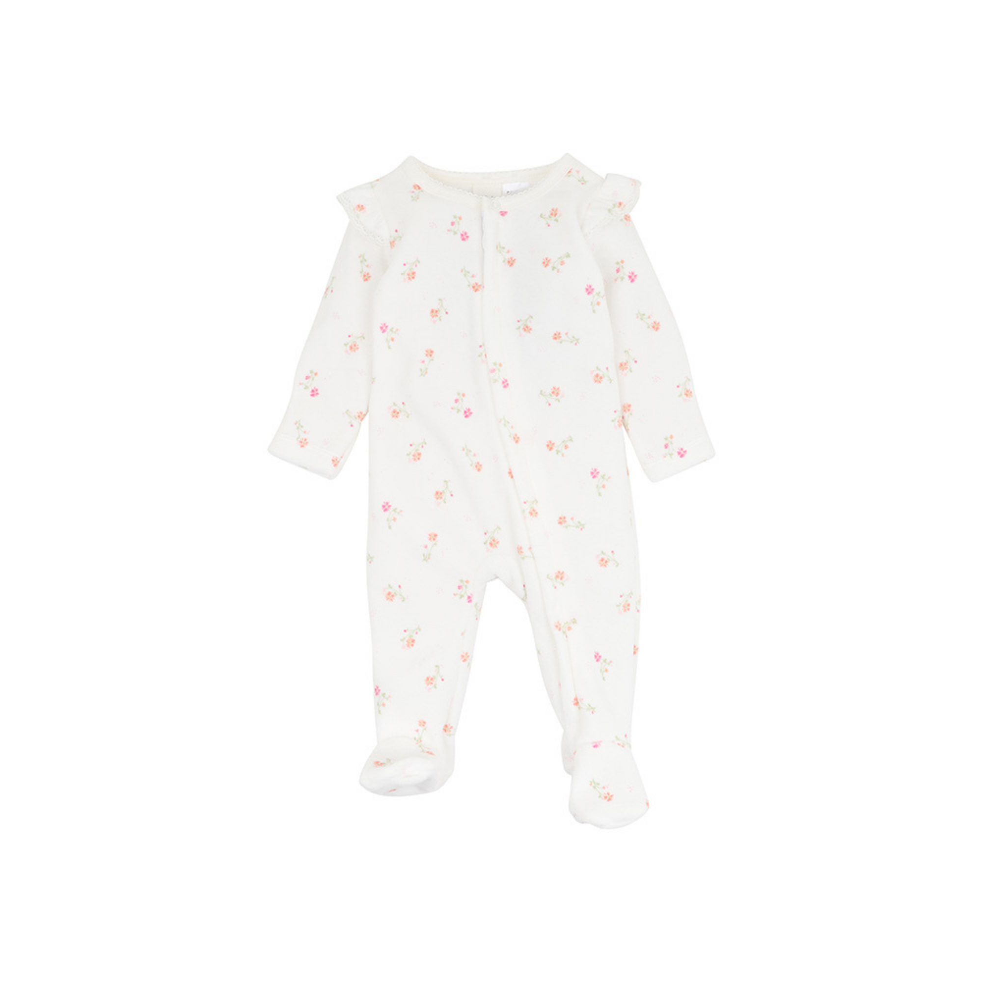 Bebe Molly Ditsy Velour Onesie