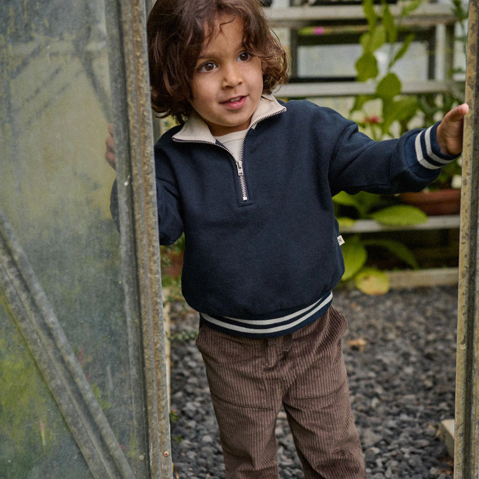Nature Baby Camper Sweatshirt - Navy