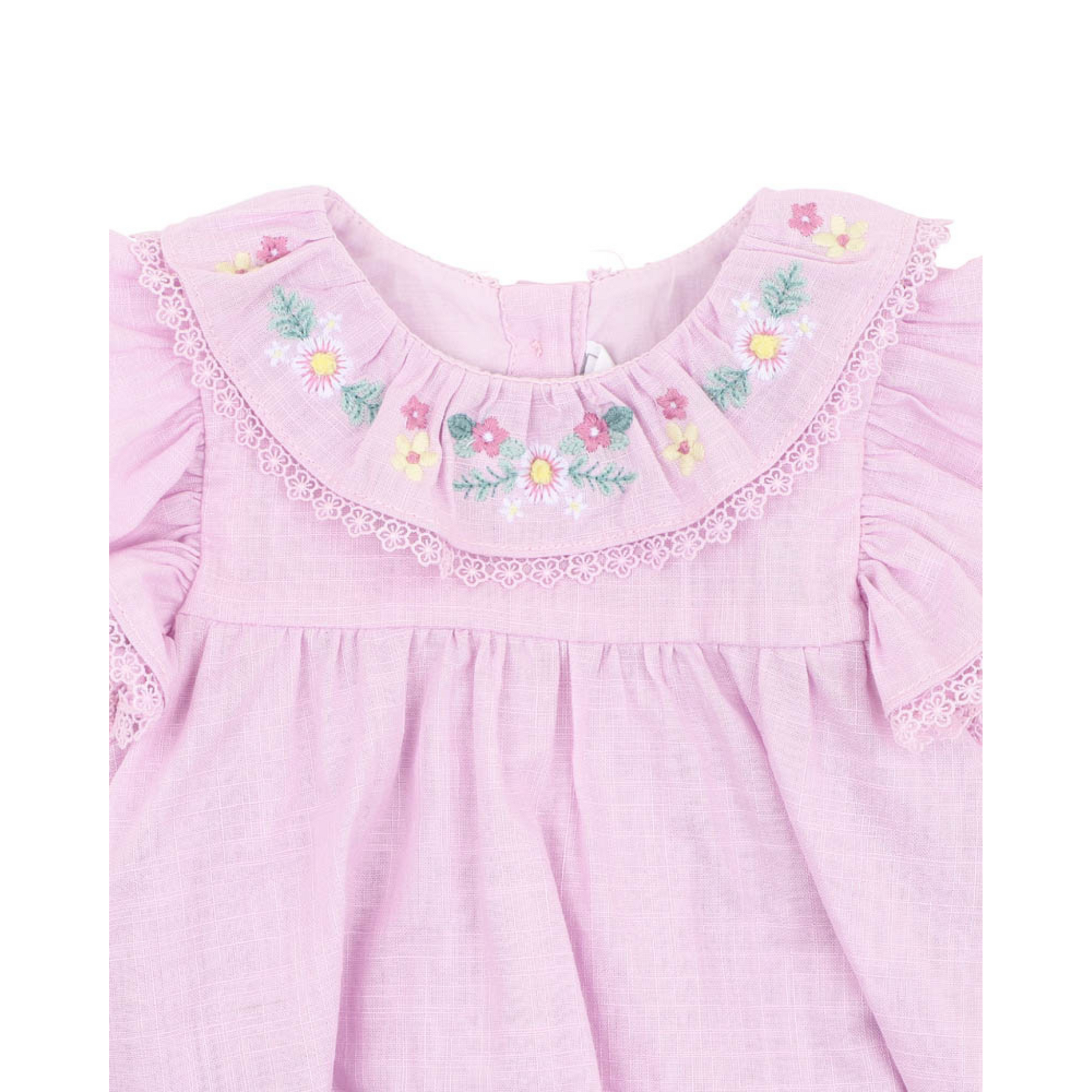 Bebe Madelyn Embroidered Overlay Bodysuit - Lilac