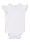 Milky Detail Frill Bubbysuit - White