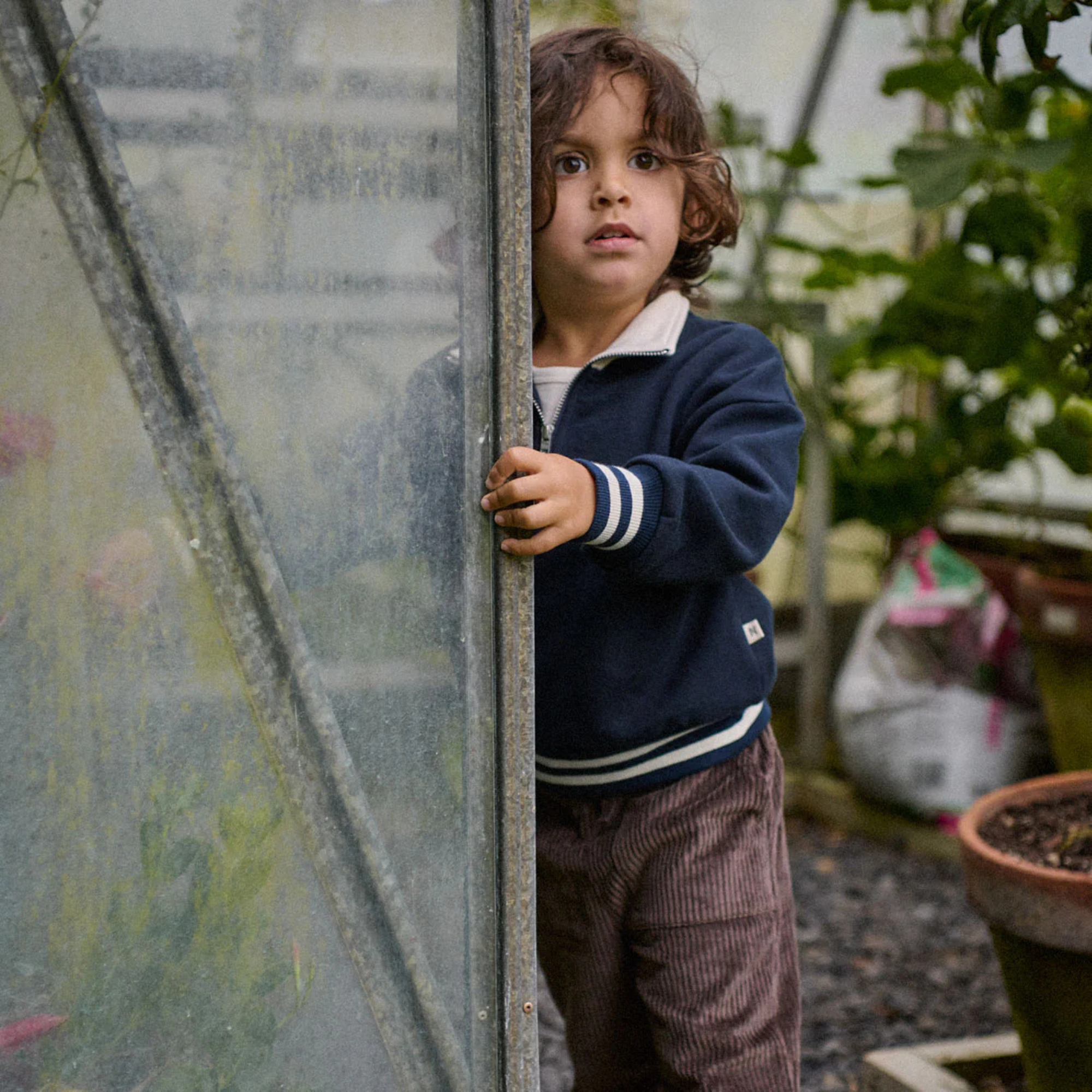 Nature Baby Camper Sweatshirt - Navy